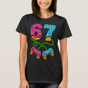 67 アイスクリーム ドリップ ミーム ゲーマー Six Seven ジェンアルファ S Tシャツ