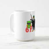 67 アヒルデザインTシャツ コーヒーマグカップ (正面左)