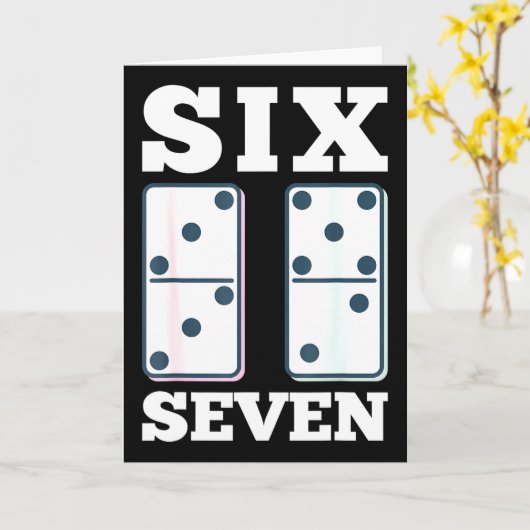 67 カウントドミノブロック 数学教師 ヴィン カード (黄色い花)