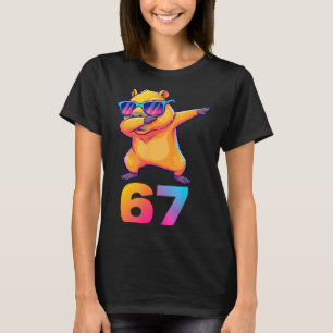 67 カピバラ six seven メモ カピバラ クール tシャツ