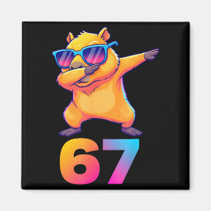 67 カピバラ six seven メーム 動物 かわいい カピバラ ダ マグネット