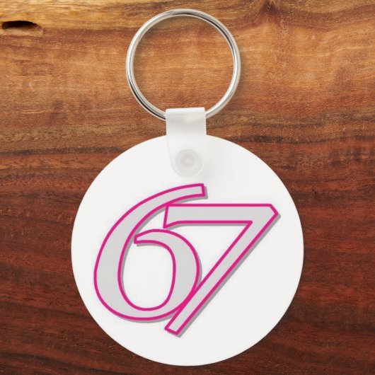 67 キーホルダー (正面)