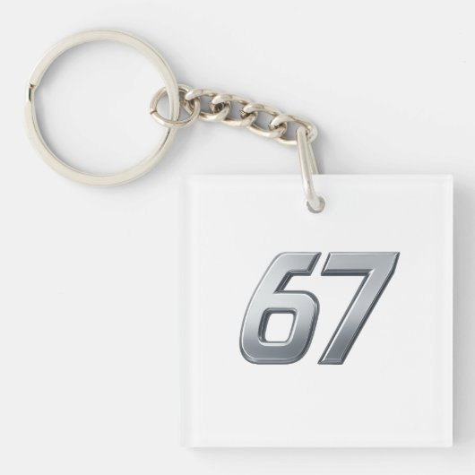 67 キーホルダー (正面)