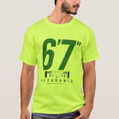 6'7" クリアランス Tシャツ (正面)