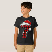 67 クリスマスパジャマシャツSix Seven Meme 7 赤格子 Tシャツ (正面フル)