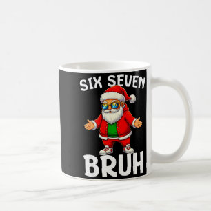 67 クリスマス おもしろい シックス セブン ミーム ブレインロット サンタ K コーヒーマグカップ