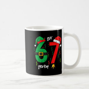 67 クリスマス おもしろ 6 7 メーム 6 7 Xmas 男子 コーヒーマグカップ