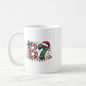 67 クリスマス メメ 男の子 女の子  コーヒーマグカップ (左)