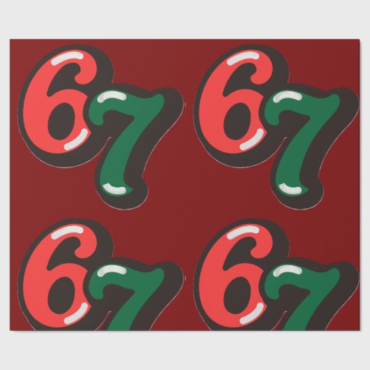 67 クリスマス 楽しい 赤と緑の包装紙 ラッピングペーパー (シーム)