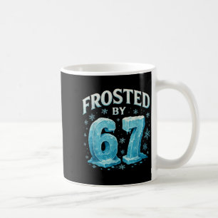 67 クリスマス 氷 霜 冷たい 6 7 インターネット ミーム クリスマス コーヒーマグカップ