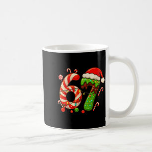 67 クリスマス 6 7 シックス セブン ミーム 67 キャンディケーン Xmas コーヒーマグカップ