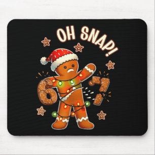 67 クリスマス Oh Snap ギンジャーマン 6 7 ミーム クリスマス  マウスパッド