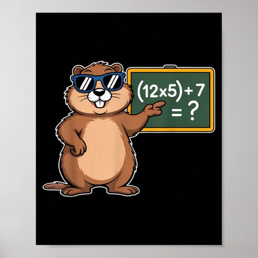 67 グラウンドホッグデー 6-7 メーム 数学教師 六 七 K ポスター (正面)