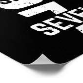 67 コスチューム 6 7 ミーム 番号付き メンズ レディース ポスター (角)