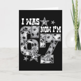 67 サッカー シックス セブン ミーム 7歳 誕生日は6歳だった カード
