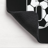 67 サッカー ナンバー 6 7 サッカー好き スポーツ マウスパッド (コーナー)
