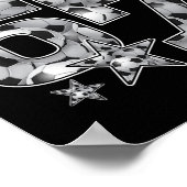 67 サッカー 6 歳 7 歳 誕生日 おめでとう 6 歳でした ポスター (角)