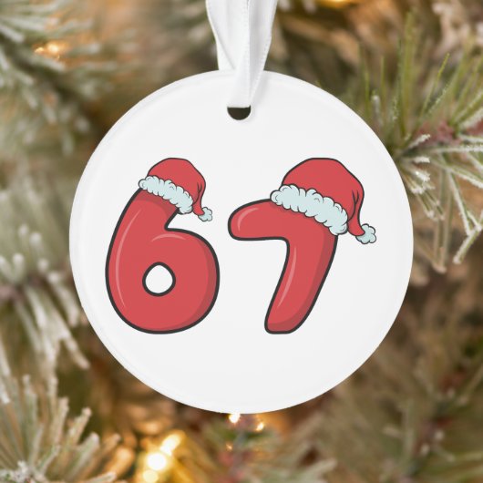 67 サンタ帽子 クリスマス オーナメント  (ツリー)