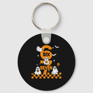 67 シックスセブンメモ 6 7 カップル ハロウィン コ キーホルダー