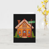 67 シックスセブン ジンジャーブレッドハウス 面白い先生クリス カード (黄色い花)