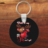 67 シックスセブン ミーム ムース これが私の最も陽気な状態  キーホルダー (正面)