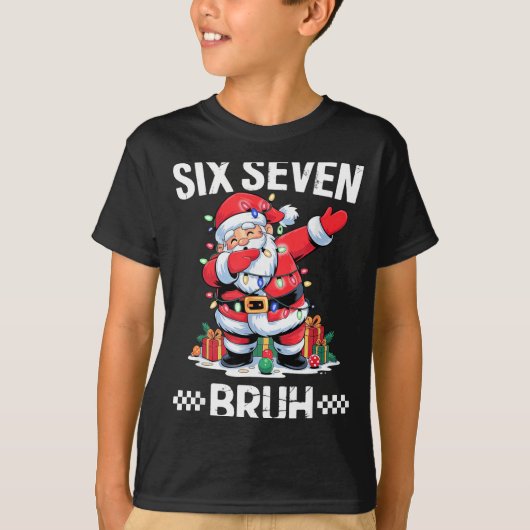 67 シックス セブン バース クリスマス 6 7 ミーム Tシャツ (正面)