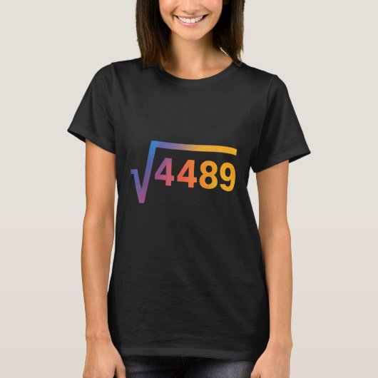 67 シックス セブン 6-7 ミーム Tシャツ (正面)