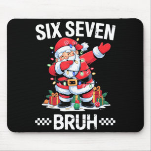 67 シックス セブン Burh クリスマス 6 7 ミーム マウスパッド