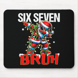 67 シックス セブン Burh サンタ クリスマス 6 7 ミーム メンズ レディース マウスパッド