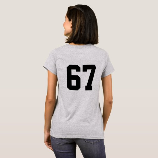 67 シックス セブン Tシャツ (裏面フル)