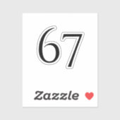 67 シール (シート)