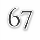 67 シール (正面)