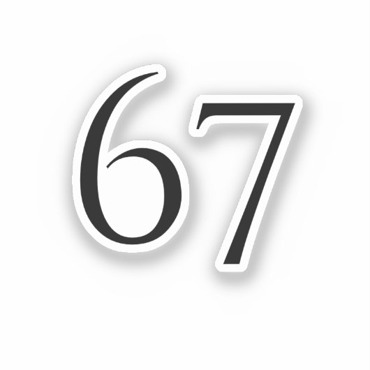 67 シール (正面)