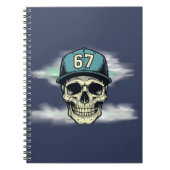 67 スカル ノートブック (正面)