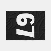 67 ナンバー67 おもしろい ミーム 6 7 マッチン フリースブランケット (正面(横))