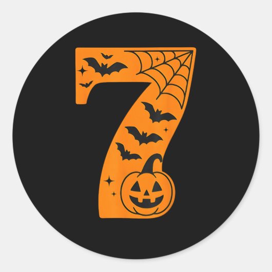 67 ハロウィン おそろい ツイン 男の子 女の子 兄弟 姉妹 ラウンドシール (正面)