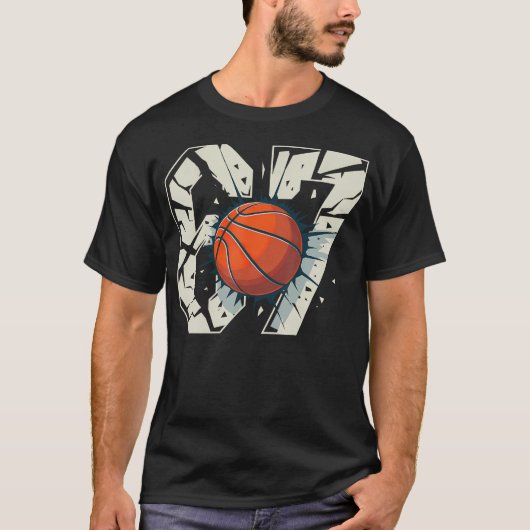 67 バスケットボール シックス セブン 6 7 Tシャツ (正面)