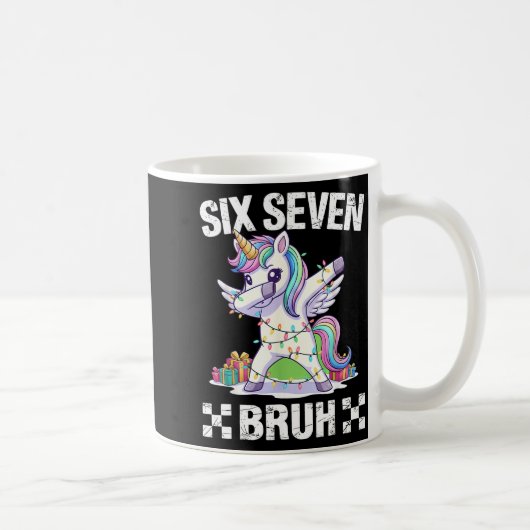 67 バース 笑える クリスマス 6 7 メメ 男 女 子供 コーヒーマグカップ (右)