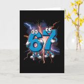 67 ブラインロット イタリアン ミーム 面白い 67 キッズ コスチューム シックス カード (黄色い花)