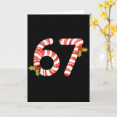 67 マス ミーム キャンディー ケーン シックス セブン キッズ メンズ レディース Ch カード (黄色い花)