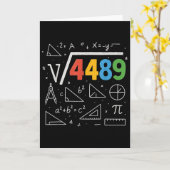 67 ミーム平方根4489 スラング 六七 数学ティーエー カード (黄色い花)
