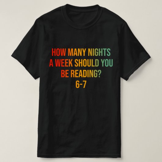 67 ミーム英語教師 読書 学校 図書館 Tシャツ (デザイン正面)