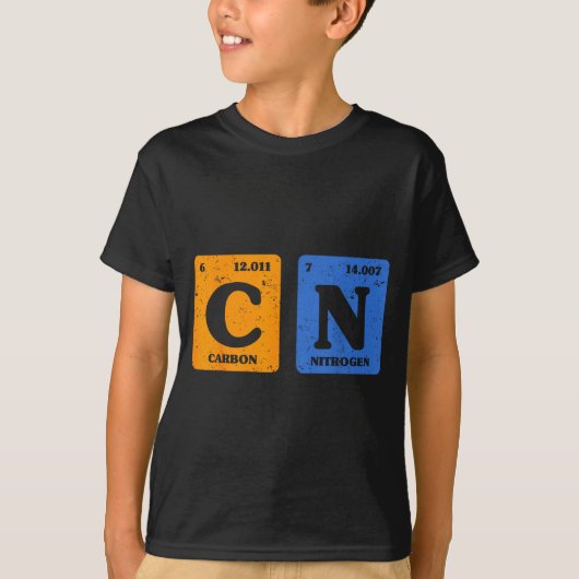 67 ミーム おもしろ 教師 科学 周期表 レトロ Tシャツ (正面)
