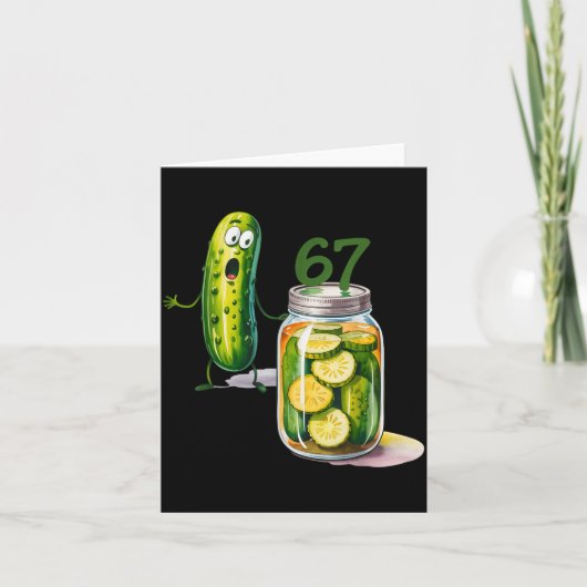 67 ミーム キューブルのサプライズ ピクルス瓶詰め カード (正面)