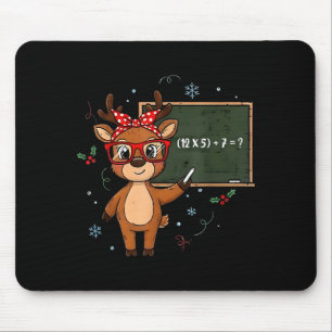 67 ミーム クリスマス トナカイ おもしろい 6 7 先生 メンズ マウスパッド