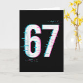 67 ミーム グリッチコア 67 デジタル信号 まだロード中 カード (黄色い花)