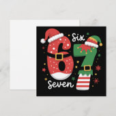 67 ミーム シックスセブンエルフ クリスマス サンタ帽 (正面/裏面)