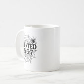 67 ミーム ハロウィン 幽霊 クモ - Six Seven Gen A コーヒーマグカップ (正面左)