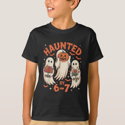 67 ミーム ハロウィン 幽霊 Tシャツ (正面)