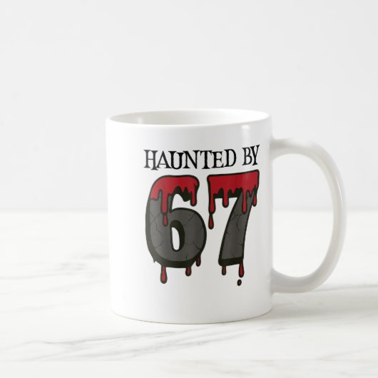 67 ミーム ハロウィン 怖い スプーキー - Six Seven Gen A コーヒーマグカップ (右)